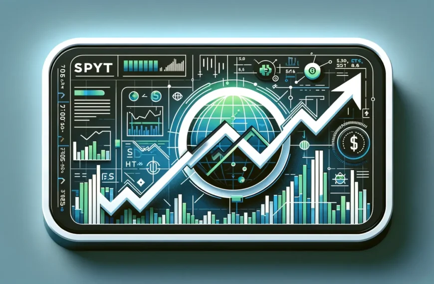 SPYG ETF 상품을 나타내는 직사각형 이미지. 이 이미지에는 상승 추세가 있는 양식화된 차트가 포함되어 있어 성장과 강력한 성능을 나타냅니다. 배경에는 그래프, 달러 기호, 주식 시장 지표와 같은 미묘한 금융 기호가 있어 금융 맥락을 추가합니다. 전체적인 디자인은 현대적이고 깨끗하며 녹색과 파란색 팔레트를 사용하여 재정적 안정성과 성장을 전달합니다. 이미지에는 텍스트가 포함되어 있지 않으며 순전히 재정적 성공과 시장 동향의 시각적 표현에 중점을 둡니다."